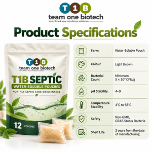 Poudre de traitement bactérien pour fosses septiques, pour applications en biodigesteurs - Product Image 5