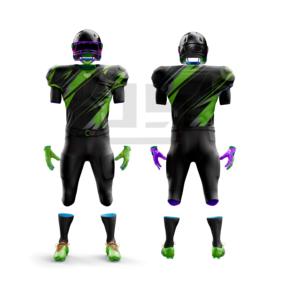 Uniforme de Fútbol Americano de Alto Rendimiento, Jersey y Pantalones Deportivos Personalizados, Tela Transpirable de Secado Rápido, para Prácticas Diarias y Partidos - Product Image 1