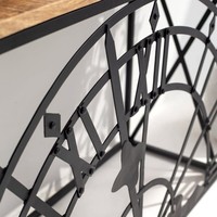 Table console en bois Vandana Sierra Prime, design moderne minimaliste en bois massif