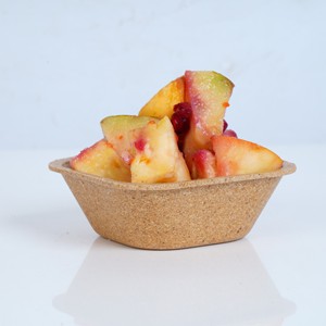 180 ml 6 oz Rice Bran Bowl Lightweight yet durable for hot and cold foods Perfect for <b>takeaway</b> and food stalls - Product Image 6