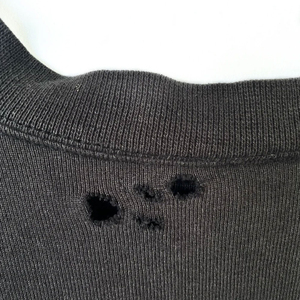 Men's Ripped Knitted <b>Pullover</b> <b>Sweater</b> Solid Color Long Sleeve Crew Neck Winter Wear Polyester/Cotton Slight Stretch - Product Image 4