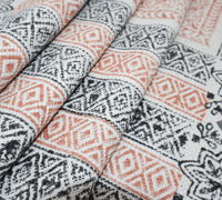 Floor Accent Artistic Cotton Area Carpet Bohemian Style Handcrafted PET Friendly Non-Slip Eco-Friendly Bedroom Rug Decorative