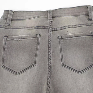 Premium Custom Stylish Denim Pants <b>Top</b> Quality 100% Cotton Men's Jeans New Quick-Dry <b>Distressed</b> Washed Flared Pants - Product Image 5