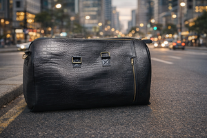 Nueva Llegada, Bolsa de Viaje de Lujo para Exteriores, Impermeable, de Cuero Genuino, Gran Capacidad, Ligera, con Cierre de Cremallera Personalizado - Product Image 3