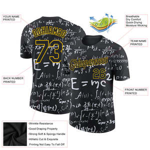 Camiseta Personalizada Informal, 100% Poliéster, Manga Corta, Jersey Deportivo para Equipo, con Logotipo, Nombre y Número Personalizados - Product Image 3