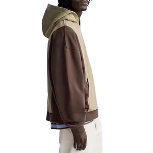 Sweat-shirt à capuche surdimensionné pour homme, coupe classique, en coton 100 %, couleur délavée, avec logo personnalisé de haute qualité, idéal pour l'hiver - Product Image 3