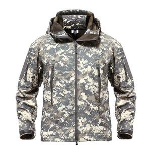 Veste Super Camouflage à Imprimé Animal Personnalisé pour Hommes, Manches Longues, Hiver, Imperméable, Coupe-Vent, Chaude, Respirante, Softshell - Product Image 2