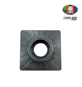 Soporte de Montaje para Tuberías de Plástico ABS/PP/PC Personalizado LONGNEW |   Placa Base Cuadrada Moldeada por Inyección con Brida - Product Image 1