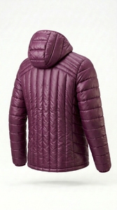 <b>Men</b> Puffer <b>Jacket</b> Casual Warm <b>Lightweight</b> Comfortable Outdoor Soft Fabric Winter Daily Wear - Product Image 4