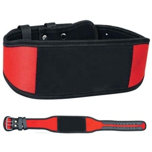 Safety Gym 13mm Adjustable Soft Genuine Leather Customizable Powerlifting Lever <b>Belt</b> for Adults with Comprehensive Protection - Product Image 6