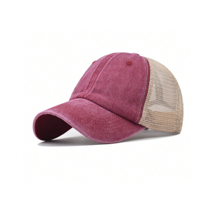 Sombrero de camionero de 6 paneles personalizado al por mayor elegante malla transpirable para hombres y mujeres sombrero deportivo para actividades al aire libre y uso diario - Product Image 1