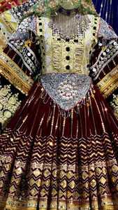 Nuevo Vestido de Fiesta Afgano Pakistaní con Encaje Bordado, Estilo Bohemio Vintage, Largo hasta el Suelo, Corte en A, para Mujer, Venta al Por Mayor - Product Image 4