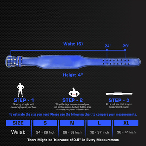 Ceinture de musculation de qualité supérieure pour l'exercice en salle de sport, soutien dorsal, levée de poids, soulevé de terre, avec longue chaîne en acier robuste - Product Image 6