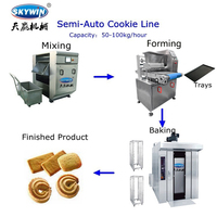Machine automatique de formage de biscuits de type plateau pour la production de biscuits multi-formes – Équipement de fabrication de biscuits