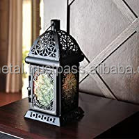 <b>Lanterns</b> for Candles <b>Decorative</b> <b>Lanterns</b> Moroccan Style Metal <b>Lantern</b> with Handle and also customizable - Product Image 6