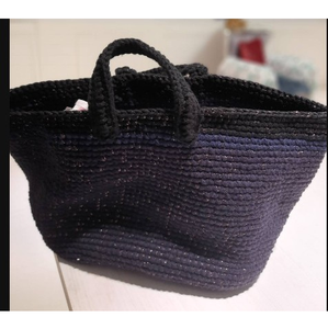 Hand woven wool <b>knitting</b> <b>bag</b> - Product Image 1