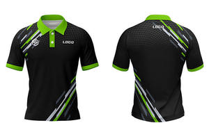 เสื้อโปโลระบายอากาศแบบกำหนดเอง ขายส่ง ผู้ผลิต OEM ผู้จัดจำหน่าย รับผลิตงานพิมพ์แบบ Sublimation - Product Image 3