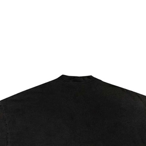 Black Oversized Short Sleeve T-Shirt <b>Men</b> Streetwear Digital Print Letter Pattern O-Neck Jersey Fit - Product Image 4