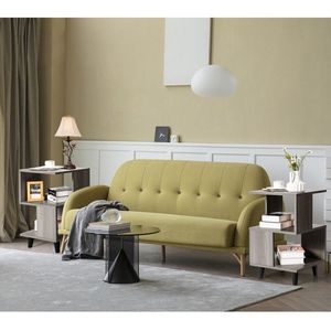 Set di 2 Comodini Moderni in Legno con Gambe per Soggiorno - Product Image 4