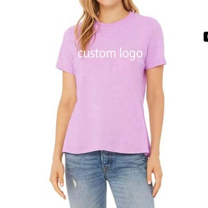 Women's T-Shirts Quick Dry High Quality 100% Cotton Blank Women's T-shirt Breathable Short Sleeves Women's T shirts Customised - Product Image 4