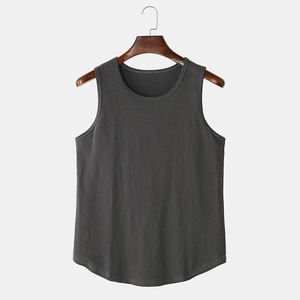 Débardeur de sport imprimé personnalisé pour homme, style streetwear, pour la mode et le fitness, vente en gros - Product Image 4