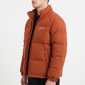 Veste d'hiver décontractée pour homme, col montant, rembourrée en coton, coupe ajustée, manteau d'extérieur - Product Image 2