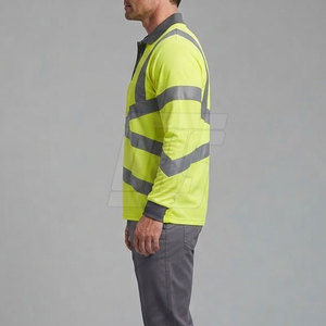 Camisas Polo de Manga Larga para Hombre, Uniformes de Trabajo, Camisas Transpirables con Cuello, Ropa de Trabajo para Construcción, Servicio y Trabajos al Aire Libre - Product Image 5