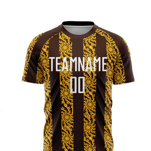 ชุดเสื้อเจอร์ซีย์และกางเกงขาสั้น ชุดฟุตบอล พิมพ์ลายด้วยความร้อน ขายดีออนไลน์ ชุดฟุตบอลแฟชั่น พิมพ์ลายสวยงาม - Product Image 4