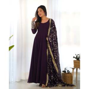 ชุดอานาร์กาลีพร้อมผ้าคลุมไหล่ MALINI ไซส์ XS น้ำหนัก 0.0 กรัม - Product Image 2