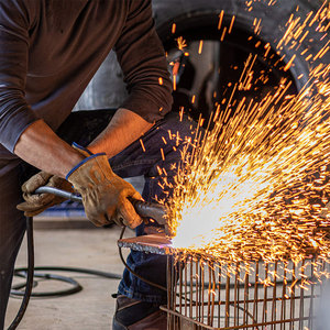 Genuine Leather Men Working <b>Gloves</b> Safety Wear Working <b>Gloves</b> Custom Color Working <b>Gloves</b> - Product Image 3
