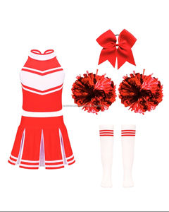 ชุดเชียร์ลีดเดอร์ TASBI INTERNATIONAL ผ้าโพลีเอสเตอร์ 100% ประดับด้วยคริสตัล  งานพิมพ์แบบรีดร้อน ระบายความชื้นได้ดี - Product Image 2