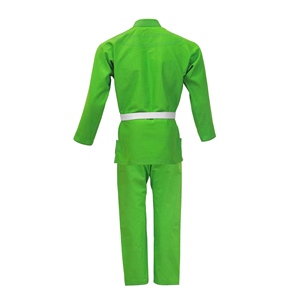 Kimono de BJJ 100% Coton Respirant Coupe Classique Unisexe Adulte Teint Uni Uniforme d'Arts Martiaux de Jiu-Jitsu Brésilien - Product Image 3