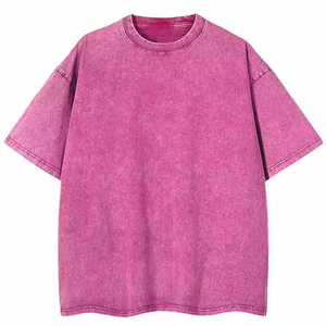 Camiseta Vintage de Gran Tamaño, Ropa Urbana para Hombre, Camisetas con Lavado Ácido, Camisetas de Talla Grande para Hombre - Product Image 1