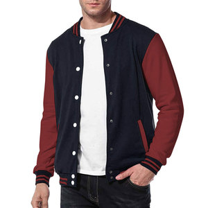 เสื้อแจ็คเก็ต Letterman สำหรับผู้ชาย ดีไซน์ลำลอง ผ้าสวมใส่สบาย เหมาะสำหรับสวมใส่ในเมือง สไตล์ประจำวัน และการเดินทาง - Product Image 1