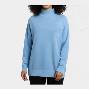 Sudadera de Felpa para Mujer, Talla Grande, 380g, Color Amarillo Mantequilla, Cuello Alto, 100% Algodón, con Estampado Personalizado en la Parte Delantera - Product Image 3