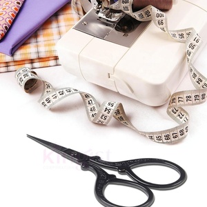 Ciseaux à ongles durables de 3.5 pouces avec poignée en acier ciseaux à broder de qualité bricolage gaine en cuir pour la couture de fil de tissu - Product Image 5