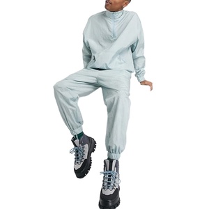 Conjunto Deportivo Personalizado para Hombre de Dos Piezas, Invierno, Sólido, Talla Grande, Ligero, Cortavientos, con Impresión por Sublimación - Product Image 1