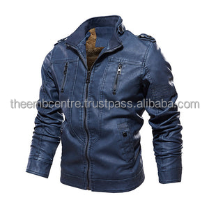 Chaqueta de cuero de invierno para hombre, diseño único, superventas, precio barato, alta Fabricación, ajustada, elegante, chaqueta de cuero para hombre - Product Image 6