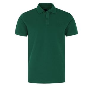 เสื้อโปโลผู้ชายสีเขียวป่าพรีเมียมรุ่นใหม่ แขนสั้น ผ้าปิเก้ สไตล์ลำลอง เหมาะสำหรับตีกอล์ฟ รับผลิตตามแบบ OEM แบรนด์ส่วนตัว ขายส่ง - Product Image 2