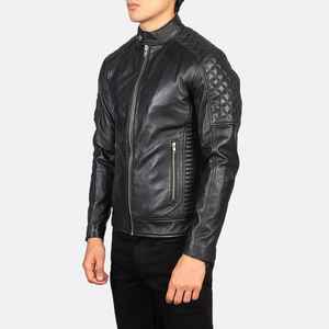 Chaqueta de Motociclista de Invierno Negra 100% Lona, con Cierre Frontal, Transpirable, Ecológica, de Secado Rápido, Servicio OEM, para Hombre, FASHION VAULT - Product Image 6