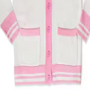 Pull cardigan tricoté à manches longues College University - Product Image 5