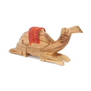 Centre de table en bois moderne en forme de chameau, ornement animalier décoratif fait main pour une mise en scène élégante de table - Product Image 3