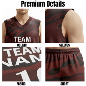 Conjunto de Camiseta de Baloncesto Sublimada Personalizada para Hombre, Camiseta sin Mangas con Estampado Personalizado y Pantalones Cortos con Cintura Elástica, Ropa Deportiva de Secado Rápido - Product Image 6