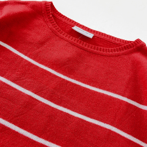 Pull en tricot rayé haut de gamme pour femmes, fourniture OEM, commande en gros - Product Image 5