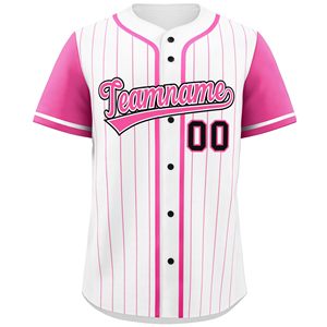 Maillot de baseball de qualité supérieure, léger, en polyester, style équipe professionnelle, design de manches personnalisé, double couture - Product Image 3