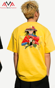 Camiseta FMF para Hombre, Ecológica, Corte Regular, Manga Corta, Cuello Redondo, 95% Algodón + 5% Elastano, Estampado Gráfico, Informal, Tejido de Punto, 80-210 g/m² - Product Image 3