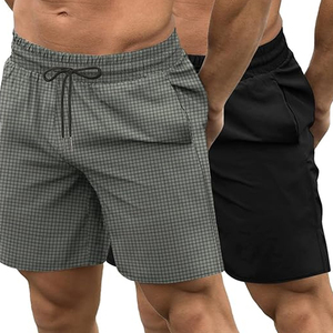Shorts de sport et décontractés pour hommes, grande taille, séchage rapide, confortables, tendance, shorts unis pour hommes - Product Image 5