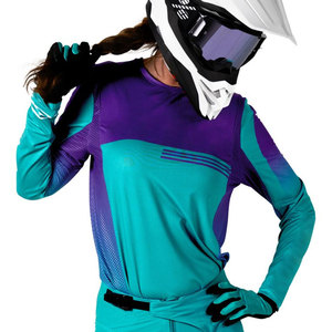 Jersey de Motocross Enduro Personalizado para Mujer, Camiseta de Carreras, Marca Privada OEM, Fabricante de Exportación de Pakistán, Distribución Mundial - Product Image 2