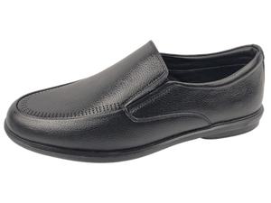 Mocasines de Cuero Genuino para Hombre, Diseño de Tejido de Cabra, Zapatos de Vestir para Oficina y Carrera, Antideslizantes, con Suela de Goma con Amortiguación de Aire - Product Image 2