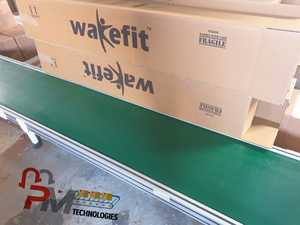 Cinta Transportadora Móvil Verde de Velocidad Ajustable y Duradera de PM Technologies con 1 Año de Garantía para Almacenes y Fábricas - Product Image 1